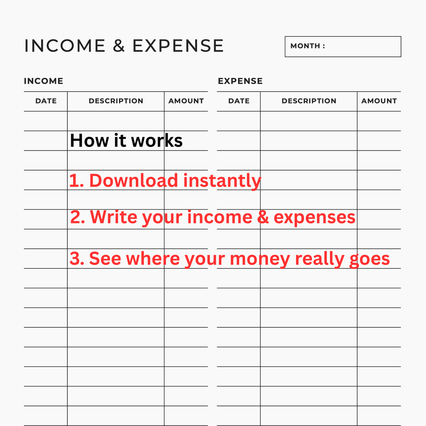 Where Did My Money Go? The Simple Expense Tracker That Finally Reveals Your Hidden Spending