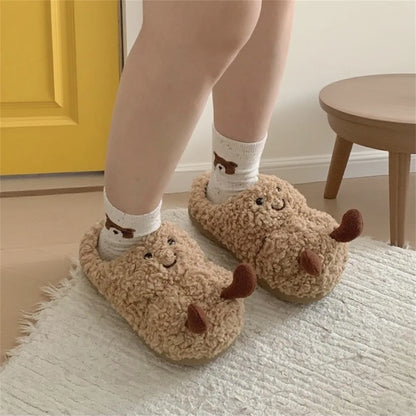 Cartoon Plush Slippers
