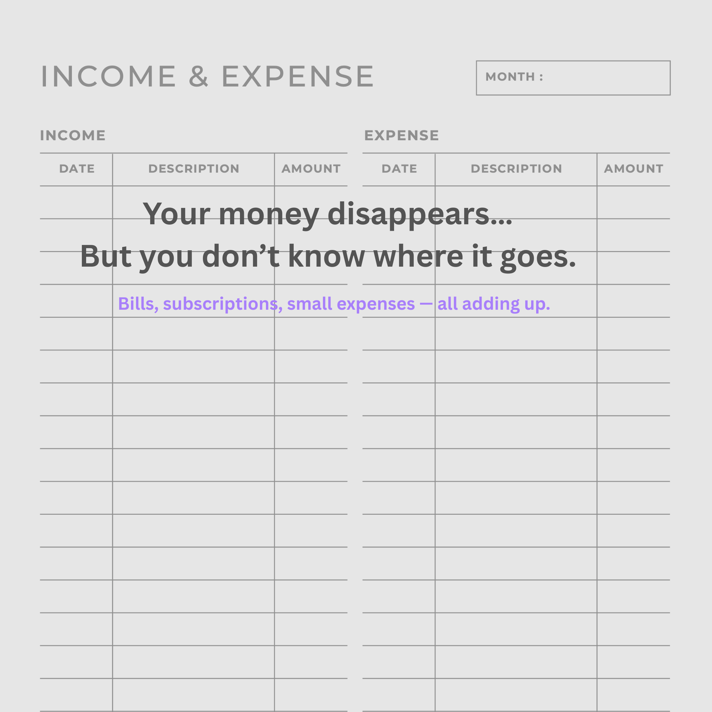 Where Did My Money Go? The Simple Expense Tracker That Finally Reveals Your Hidden Spending