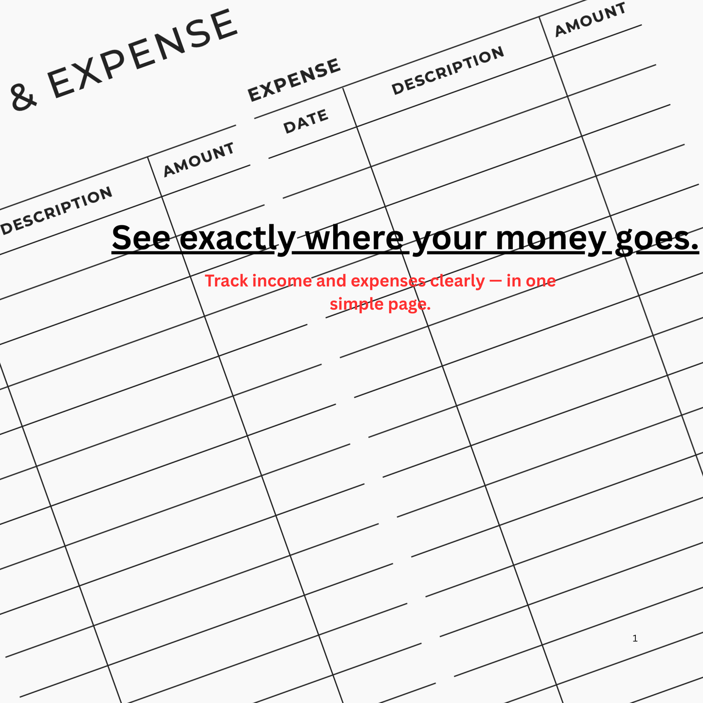 Where Did My Money Go? The Simple Expense Tracker That Finally Reveals Your Hidden Spending